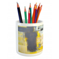 Abstract Painting Pencil Pen Holder