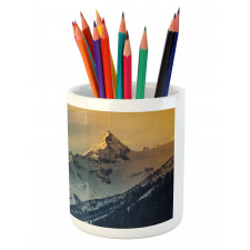 Winter Landscape Panorama Pencil Pen Holder