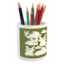 Funny Cartoon Easter Animal Pencil Pen Holder