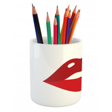 Minimalistic of Upper Lip Mole Pencil Pen Holder