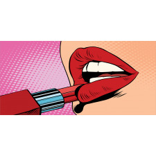 Halftone Comic Pop Art Girl Pencil Pen Holder