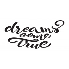 Dreams Come True Lettering Pencil Pen Holder