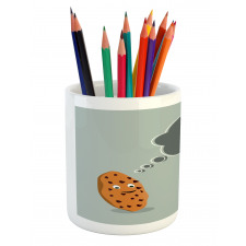 Cookie Dreaming of Milk Pencil Pen Holder