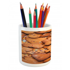 Heart Shaped with Sprinkles Pencil Pen Holder