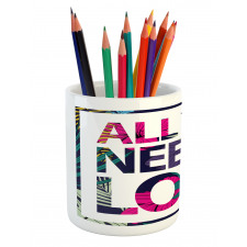 All You Need Tropical Pencil Pen Holder