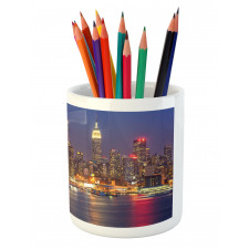 Urban Life Theme Pencil Pen Holder