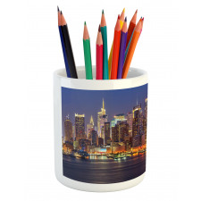 Urban Life Theme Pencil Pen Holder