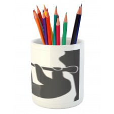 Animal Silhouette Shower Pencil Pen Holder