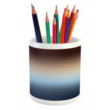 Gradual Color Change Modern Pencil Pen Holder