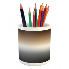 Brown and Grey Pattern Pencil Pen Holder