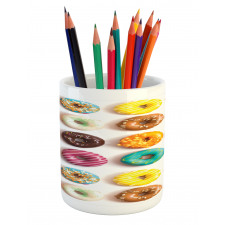 Tasty Colorful Donuts Pencil Pen Holder