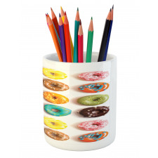 Tasty Colorful Donuts Pencil Pen Holder