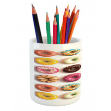 Tasty Colorful Donuts Pencil Pen Holder