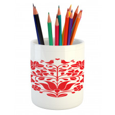 Kalocsa Pattern Boho Blooms Pencil Pen Holder