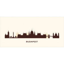 Silhouette of Budapest City Pencil Pen Holder