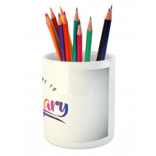 Colorful Welcome to Hungary Pencil Pen Holder