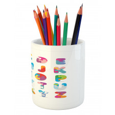 Alphabet Letters Fun Pencil Pen Holder