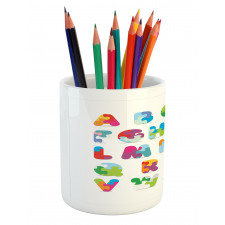 Alphabet Letters Fun Pencil Pen Holder