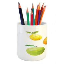 Geometric Poly Art Fresh Food Pencil Pen Holder