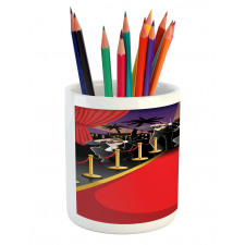 Photographers Red Carpet Pencil Pen Holder