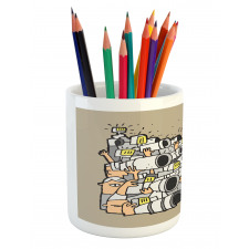 Humor Photographers Art Pencil Pen Holder