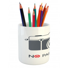 Camera with No Paparazzi Pencil Pen Holder