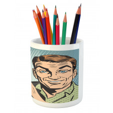 Comic Strip Photographer Pencil Pen Holder