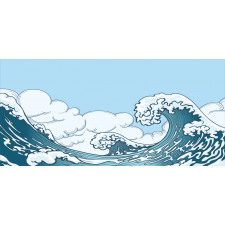 Tsunami Wave Scene Pencil Pen Holder