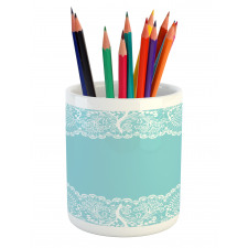 Ornamental Artwork Pattern Pencil Pen Holder