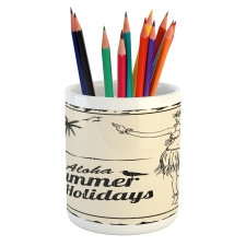 Aloha Summer Holidays Pencil Pen Holder