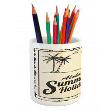 Aloha Summer Holidays Pencil Pen Holder