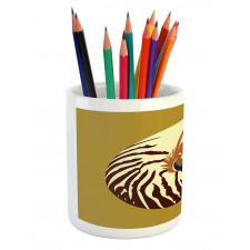 Nautilus Shell Underwater Pencil Pen Holder