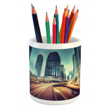 Traffic Hong Kong City Pencil Pen Holder