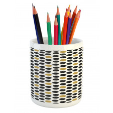 Grungy and Glamour Rounds Pencil Pen Holder