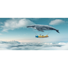 Dreamy View Whale Clouds Pencil Pen Holder