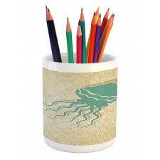 Beach Summer Ocean Pencil Pen Holder