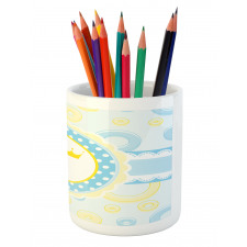 Royal Baby Crown Pencil Pen Holder