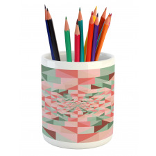 Geometry Shapes Pastel Pencil Pen Holder