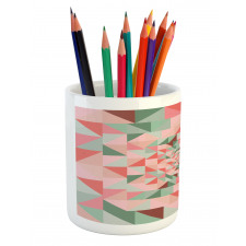 Geometry Shapes Pastel Pencil Pen Holder