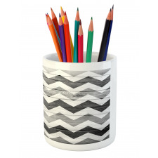 Wood Texture Pattern Pencil Pen Holder