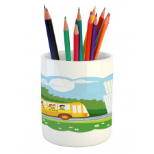 Children on Their Way Pencil Pen Holder