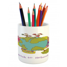 Back to School Concept Pencil Pen Holder