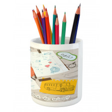 Back to School Learning Pencil Pen Holder