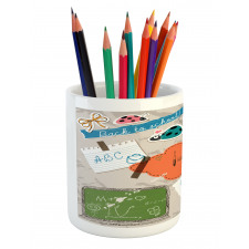 Back to School Learning Pencil Pen Holder