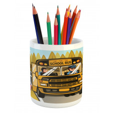 Going on the Bus Trees Pencil Pen Holder