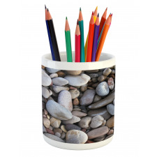 Pebbles by the Sea Beach Pencil Pen Holder