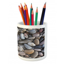 Pebbles by the Sea Beach Pencil Pen Holder