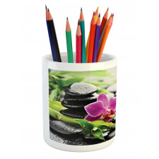 Basalt Bamboo Sticks Motif Pencil Pen Holder