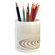 Swirls and Circles Stones Pencil Pen Holder