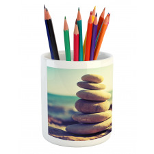 Concept of Balance and Peace Pencil Pen Holder